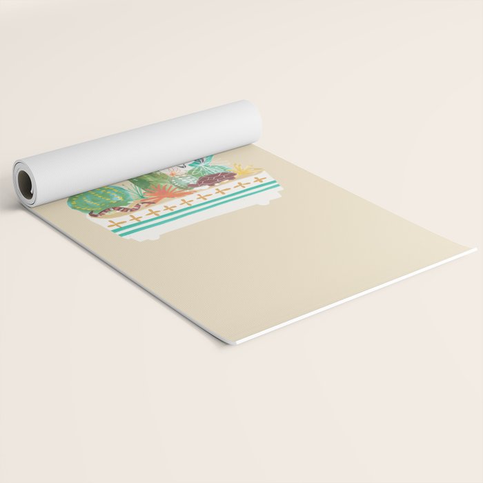 Desert planter Yoga Mat Gallery Image 2