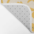 Yellow Silly Cats Pattern Bath Mat Gallery Image 2