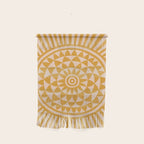 Geometric Yellow Sun  Wall Hanging Gallery Image 1