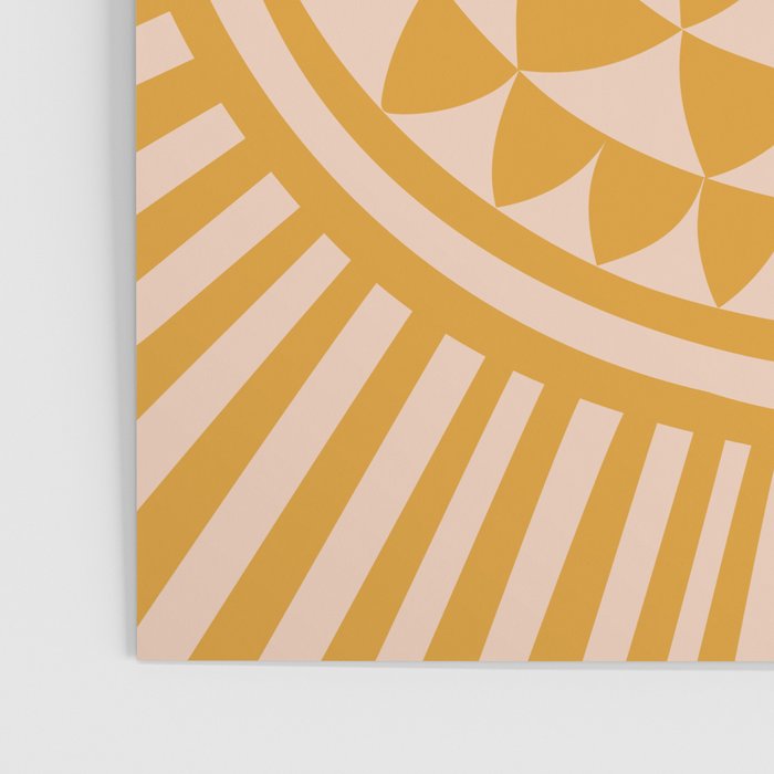 Geometric Yellow Sun  Poster Gallery Image 3