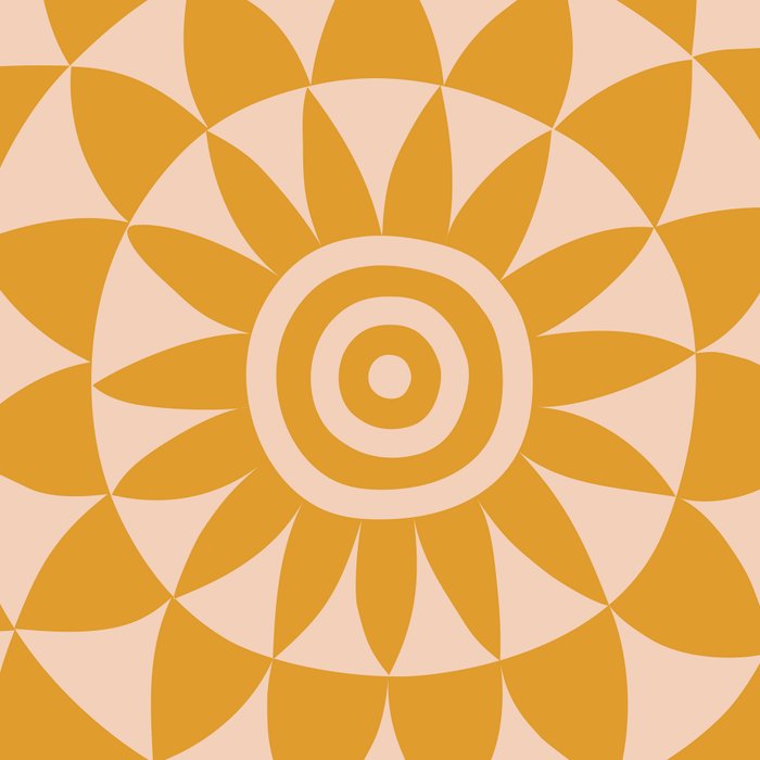 Geometric Yellow Sun  Coffee Mug Gallery Image 2