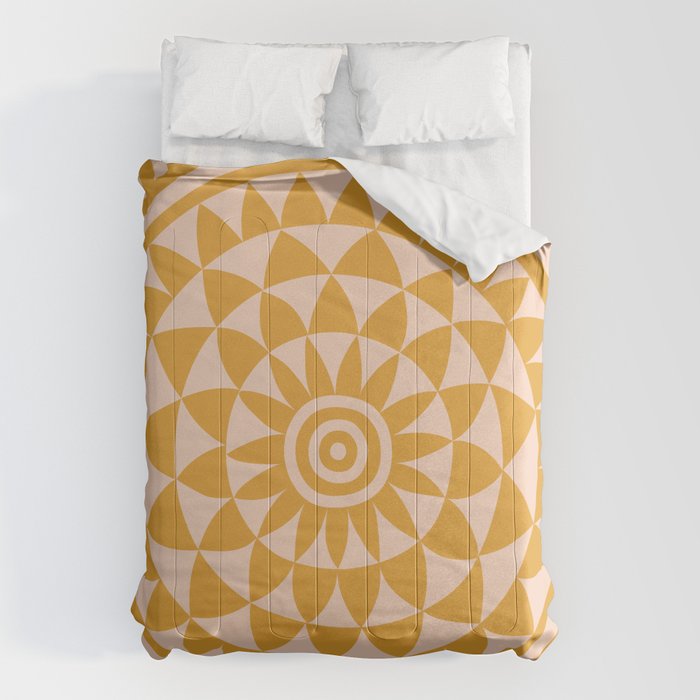 Geometric Yellow Sun  Comforter Gallery Image 6