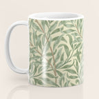 William Morris Willow Bough Green Cream Vintage Pattern Coffee Mug Gallery Image 3