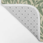 William Morris Willow Bough Green Cream Vintage Pattern Bath Mat Gallery Image 2