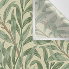 William Morris Willow Bough Green Cream Vintage Pattern Wall Tapestry Gallery Image 3