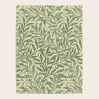 William Morris Willow Bough Green Cream Vintage Pattern Poster Gallery Image 4