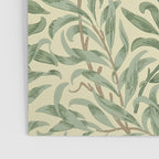 William Morris Willow Bough Green Cream Vintage Pattern Poster Gallery Image 3