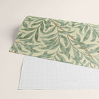 William Morris Willow Bough Green Cream Vintage Pattern Wrapping Paper Gallery Image 2