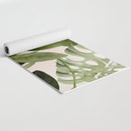 Abstract Art Tropical Leaves 100 Yoga Mat Gallery Image 2