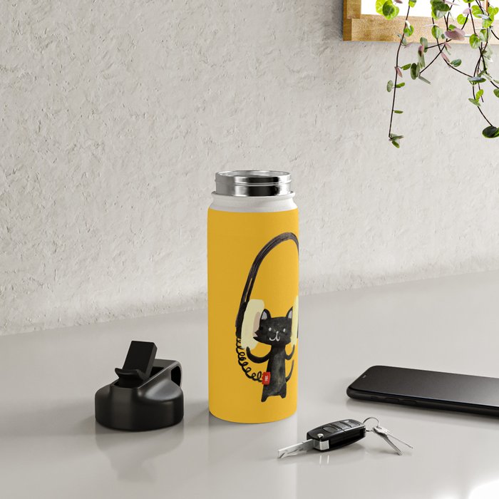 I Love Huge Headphone Water Bottle Gallery Image 5