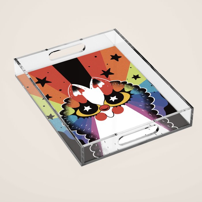 Bright Eyes  Acrylic Tray Gallery Image 1