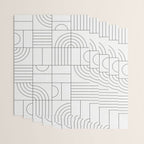 My Favorite Geometric Patterns No.19 - White Wrapping Paper Gallery Image 3