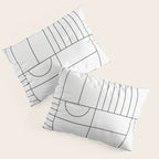 My Favorite Geometric Patterns No.19 - White Pillow Sham Gallery Image 3