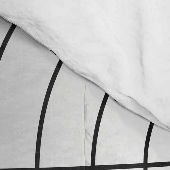 My Favorite Geometric Patterns No.19 - White Comforter Gallery Image 4
