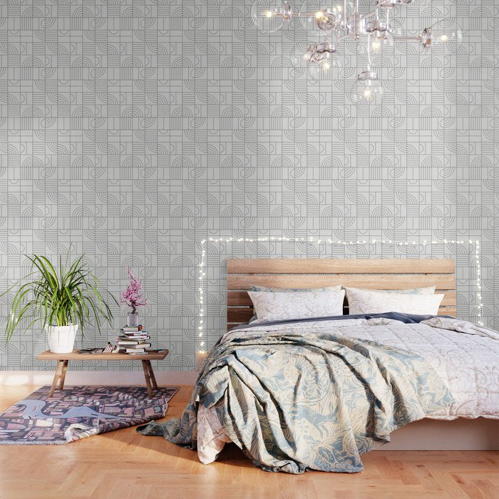 My Favorite Geometric Patterns No.19 - White Wallpaper Gallery Image 3