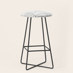 My Favorite Geometric Patterns No.19 - White Stool Gallery Image 1