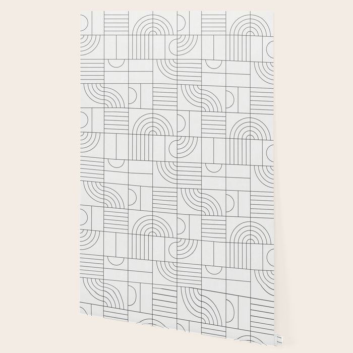 My Favorite Geometric Patterns No.19 - White Wallpaper Gallery Image 2
