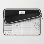 My Favorite Geometric Patterns No.19 - White Laptop Sleeve Gallery Image 2