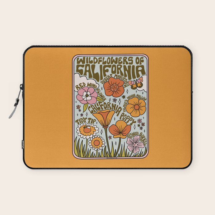 California Wildflowers Laptop Sleeve Gallery Image 1