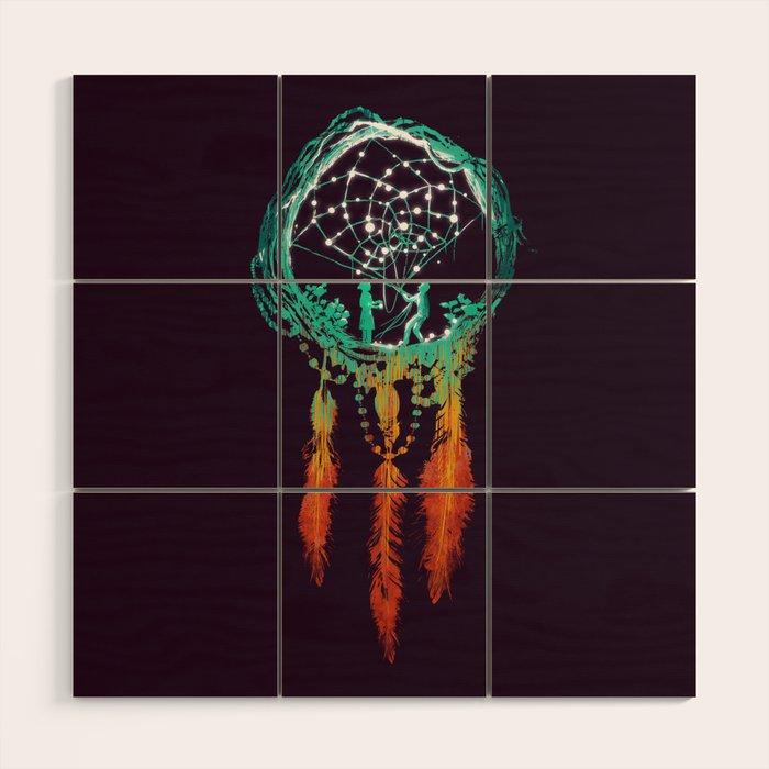 Dream Catcher (the rustic magic) Wood Wall Art Gallery Image 1