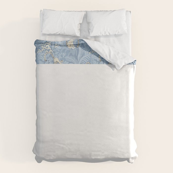 Jungle adventure sky blue Duvet Cover Gallery Image 1