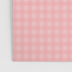 Gingham Check Pattern in Pretty Pastel Soft Pink Poster Gallery Image 3