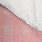 Gingham Check Pattern in Pretty Pastel Soft Pink Comforter Gallery Image 4