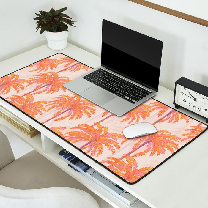 Sunset Palm Desk Mat Gallery Image 2