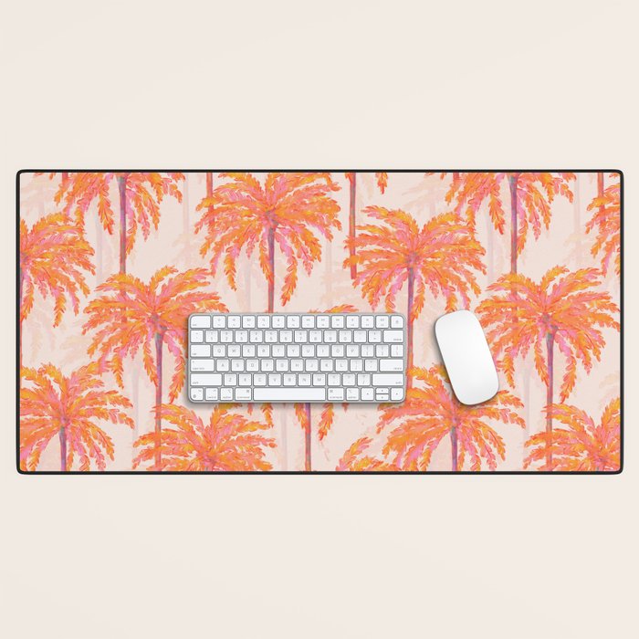 Sunset Palm Desk Mat Gallery Image 1