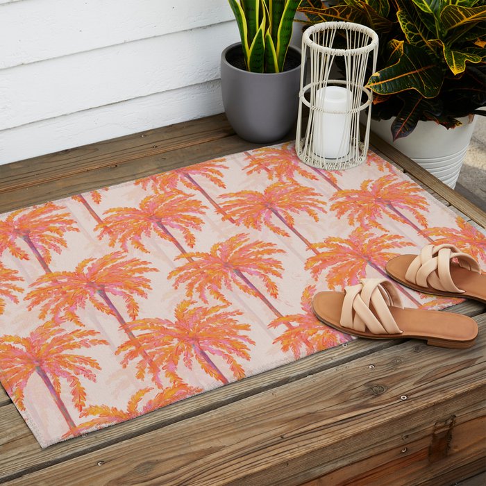 Sunset Palm Outdoor Rug Gallery Image 2