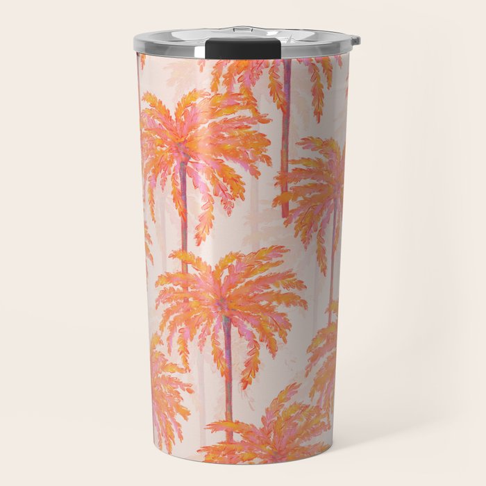 Sunset Palm Travel Mug Gallery Image 1