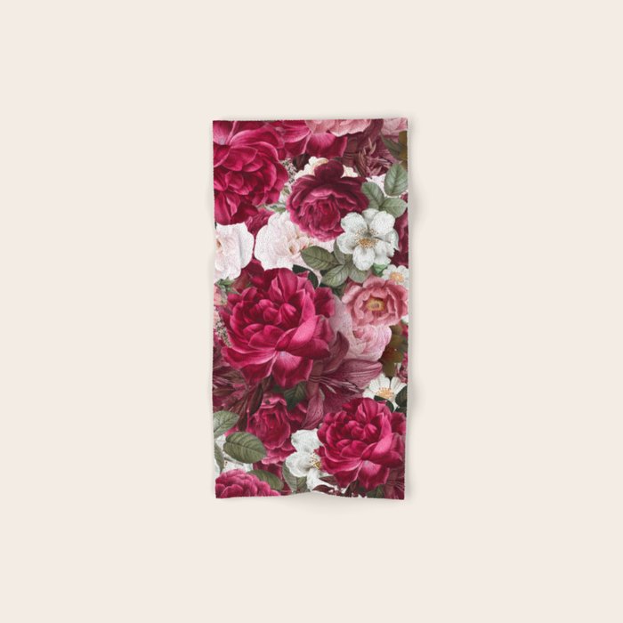 Antique Floral Colorful Pattern Bath Towel Gallery Image 1
