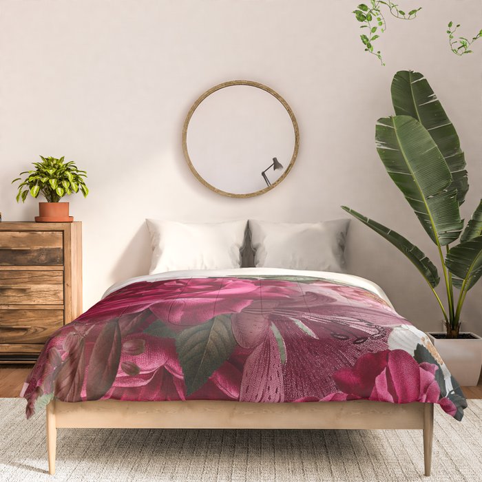 Antique Floral Colorful Pattern Comforter Gallery Image 3