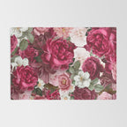 Antique Floral Colorful Pattern Rug Gallery Image 2