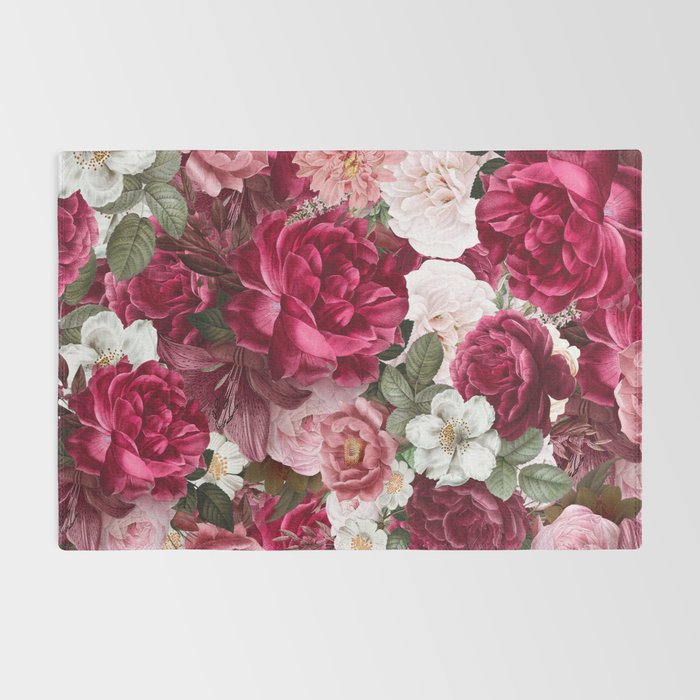 Antique Floral Colorful Pattern Rug Gallery Image 2