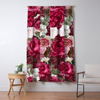 Antique Floral Colorful Pattern Window Curtain Gallery Image 5