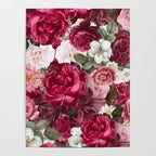 Antique Floral Colorful Pattern Poster Gallery Image 4