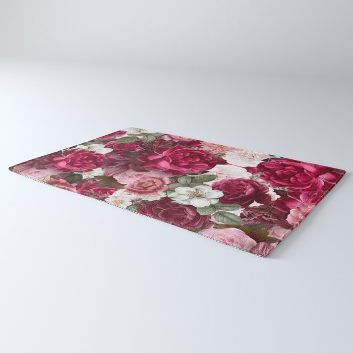 Antique Floral Colorful Pattern Rug Gallery Image 3