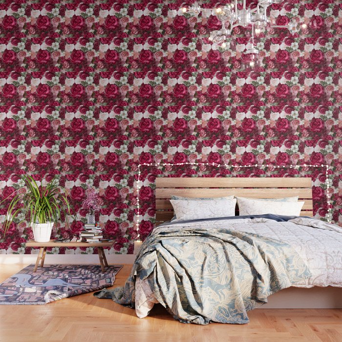 Antique Floral Colorful Pattern Wallpaper Gallery Image 3