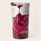 Antique Floral Colorful Pattern Travel Mug Gallery Image 3