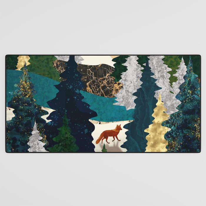 Amber Fox Desk Mat Gallery Image 3