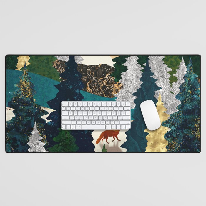 Amber Fox Desk Mat Gallery Image 1