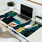 Amber Fox Desk Mat Gallery Image 2