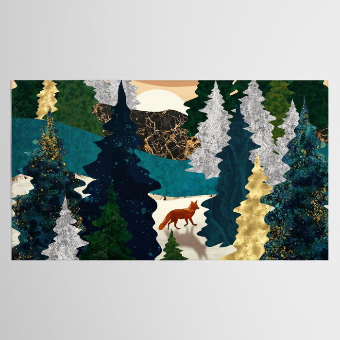 Amber Fox Tablecloth Gallery Image 2