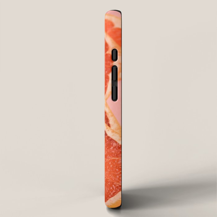 Grapefruit on Pink - still life floral photograph iPhone Case Gallery Image 2