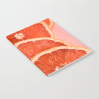 Grapefruit on Pink - still life floral photograph Notebook Gallery Image 2