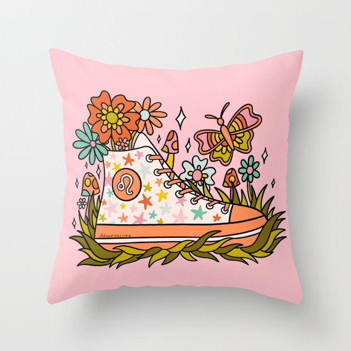 Leo Sneaker Throw Pillow Gallery Image 6
