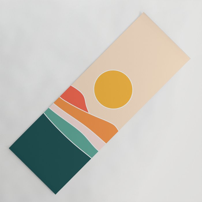 Abstract Landscape 23A Yoga Mat Gallery Image 1