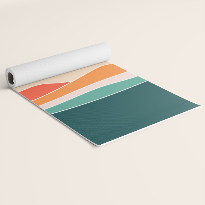 Abstract Landscape 23A Yoga Mat Gallery Image 2