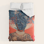Her Veiled Smiles Comforter Gallery Image 6